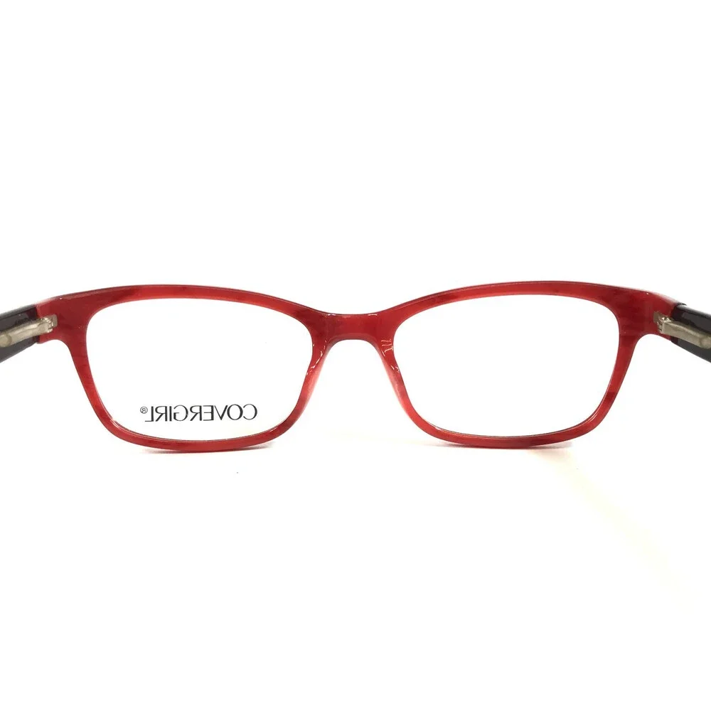 Covergirl Eyeglasses Frames CG0531 071 Bordeaux Red Tortoise Cat Eye 51-17-135